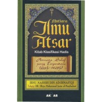 Image of Mutiara Ilmu Atsar-Kitab Klasifikasi Hadits
