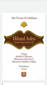 Image of Hilyatul Auliya 1 (Sejarah & Biografi Ulama Salaf)