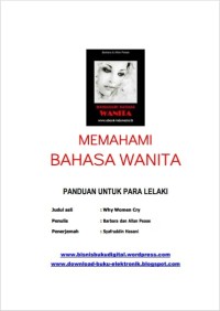 Image of MEMAHAMI BAHASA WANITA