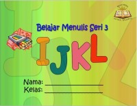 Image of Belajar Menulis Seri 3 – IJKL