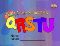 Image of Belajar Menulis Seri 5 – QRSTU