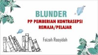 Image of Blunder PP Pemberian Kontrasepsi Remaja dan Pelajar