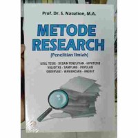Image of Metode Research (Penelitian Ilmiah)