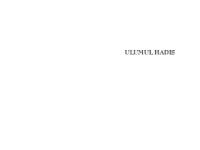 Image of Ulumul Hadits