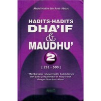 Image of Hadits-Hadits Dhaif & Maudhu