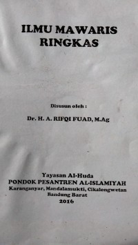 Image of Ilmu Mawaris Lengkap