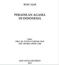 Image of PERADILAN AGAMA DI INDONESIA
