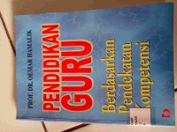 Image of Pendidikan guru : berdasarkan pendekatan kompetensi